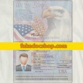 USA Passport PSD Template Free download
