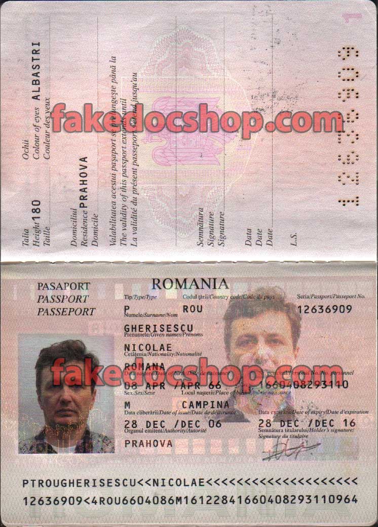 passport romania
