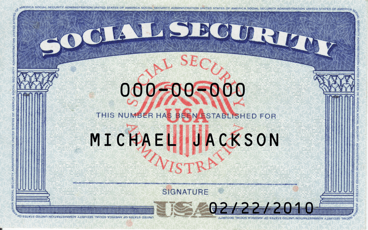 USA Social Security Card SSN PSD Template 1 NEW SSN FRONT min