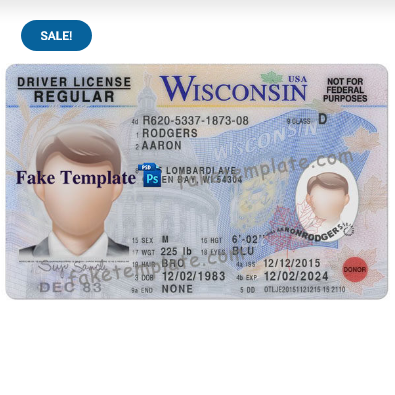 Screenshot 2021 11 13 at 23 10 52 Wisconsin Drivers License Template