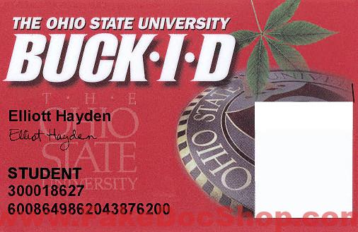 Ohio State University ID Template – PSD Photoshop File