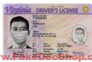 Screenshot 2021 12 09 at 00 38 15 Virginia Drivers License Template