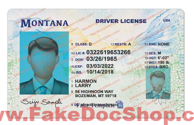Screenshot 2021 12 12 at 14 15 56 Montana Driver License Template