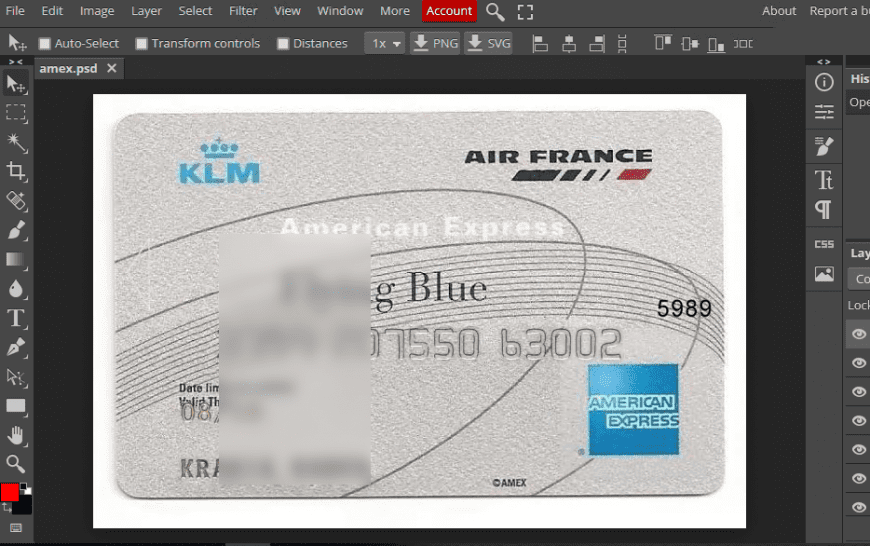 AIR FRANCE KLM AMERICAN EXPRESS