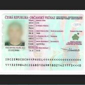 Czech ID Card Template V3 In PSD Format