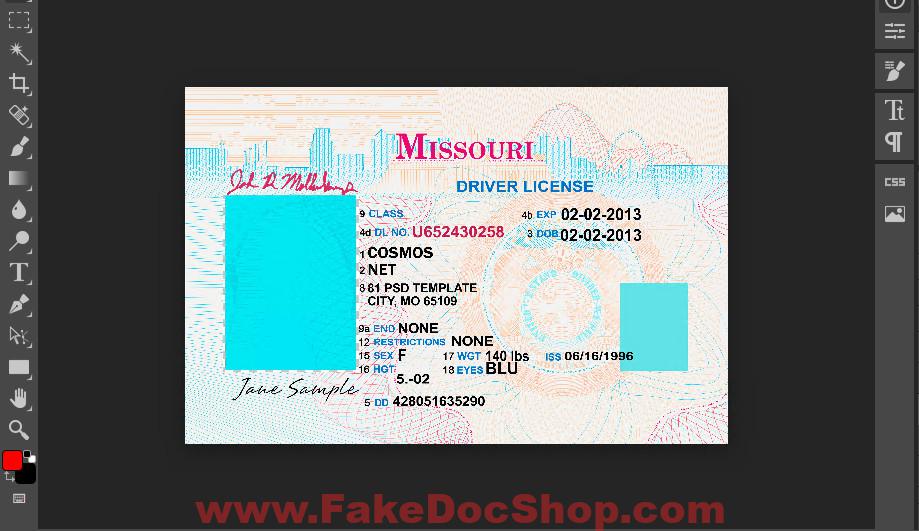 missouri drivers license has no issue date