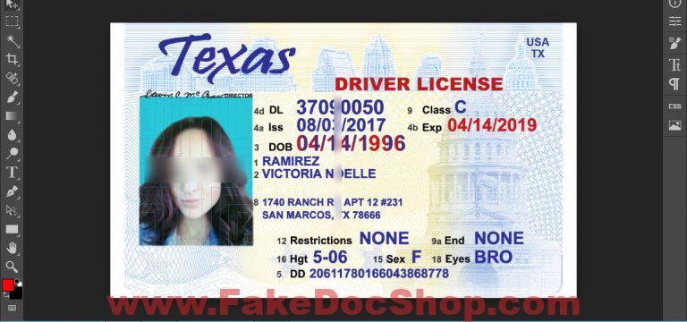printable blank texas drivers license template
