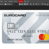 Eurocard Mastercard PSD file
