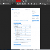 BARCLAYS BANK STATEMENT TEMPLATE PSD
