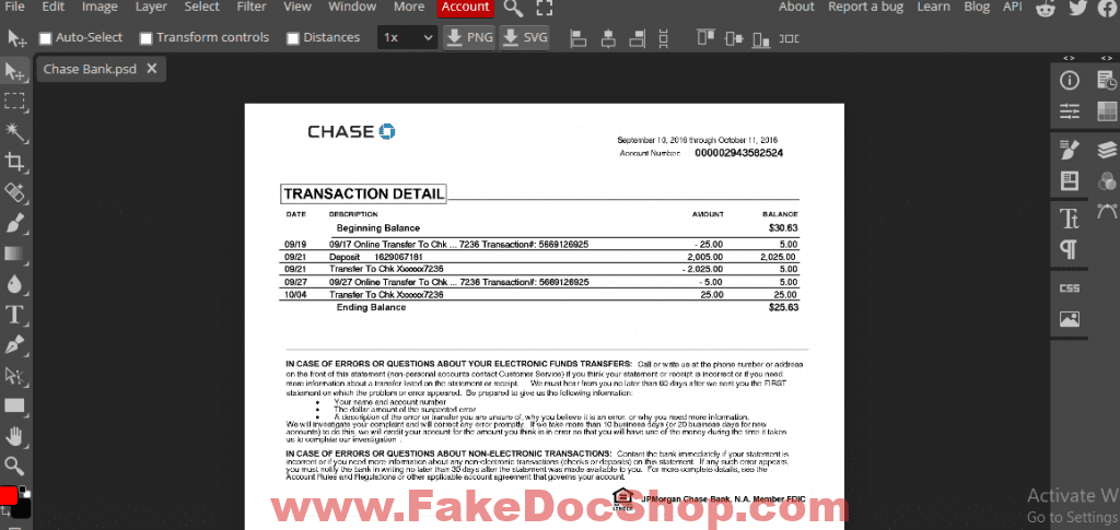chase paperless statements