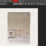 Singapore Passport Template Psd