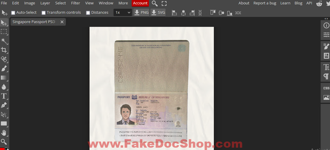 Singapore Passport Template Psd 1 Singapore Passport Template Psd