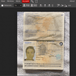 france passport psd template v2