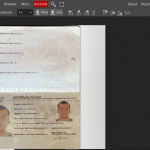 Italy passport fake psd template v2