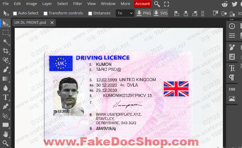 uk driver license v2
