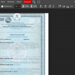 EurAsEC STATE REGISTRATION CERTIFICATE psd template