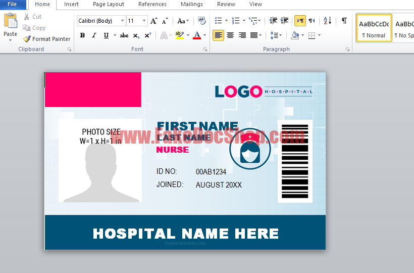 nurse-id-card-template