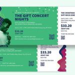 Fake Gift Concert Ticket Template