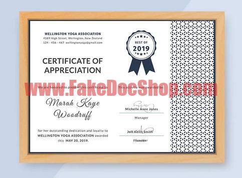 Customer Certificate of Appreciation Template
