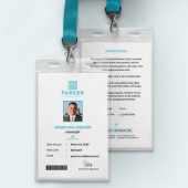 Fake Travel Agency ID Card Template