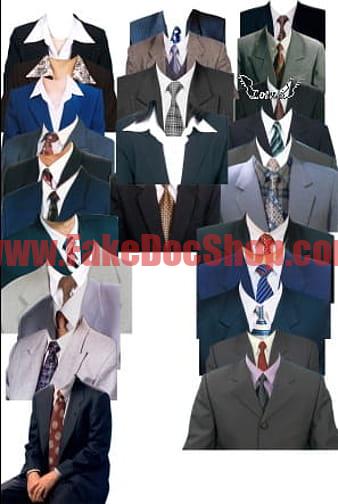suits Pack for using on Passport Photos
