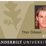 Vanderbilt University student id card psd template