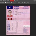Hungary Driving License PSD Template