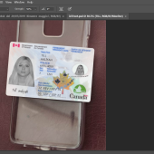 Canada ID Card Template in PSD Fromat V2