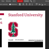 Stanford University ID Card PSD Template (Free Download)