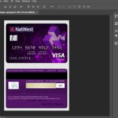 NatWest Credit Card Template PSD