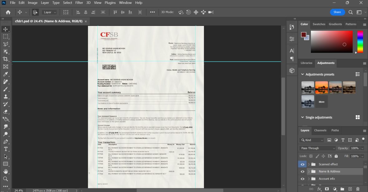 Community Federal Savings Bank Statement Psd Template 1 Community Federal Savings Bank Statement Psd Template