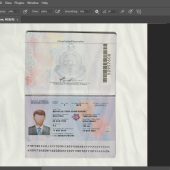 Malaysia passport psd template (v2)