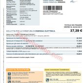 Italy Gasnatural Utility Bill Template