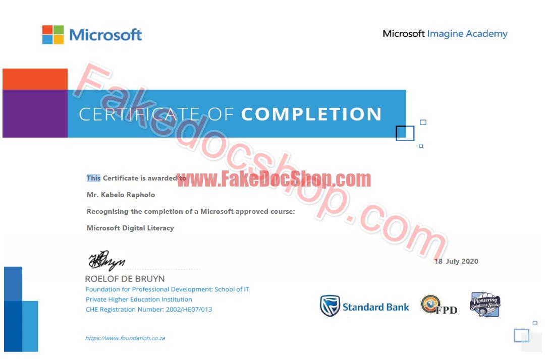 Microsfot Certificate Template v2