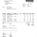USA Victra Sale Invoice US consumer shopping bill Template