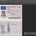 Best Finland Driver license PSD template