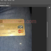 LCL Visa Mastercard Gold French Bank PSD Template