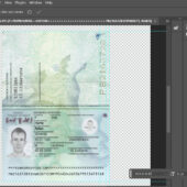 Slovania Passport PSD Template