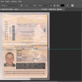 Brazil Passport PSD template v2