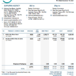 India Marketing & Consulting Agency invoice Template