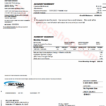Canada EPCOR electricity services Utility Bill Template