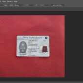 background Template for DL And ID cards in PSD format v17