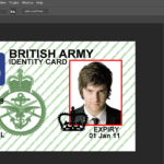 Free Download British Army ID Cards For Film And TV Template
