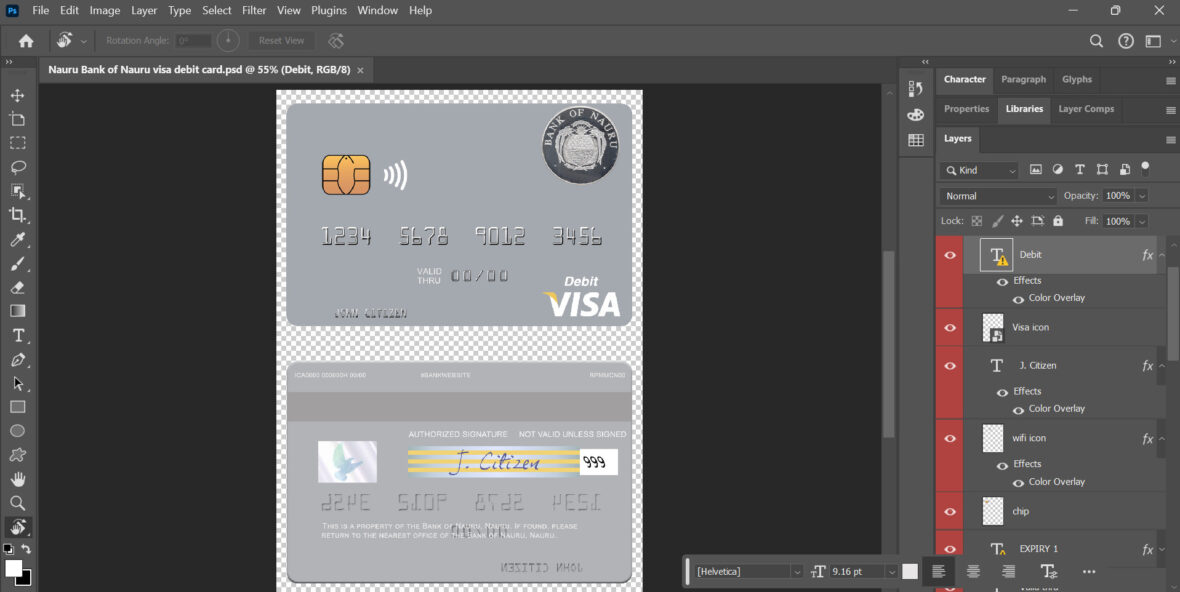 Fillable Nauru Bank of Nauru visa debit card Templates 1 Fillable Nauru Bank of Nauru visa debit card Templates