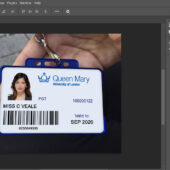 Queen Mary University Student ID Card PSD Template (Free Download)