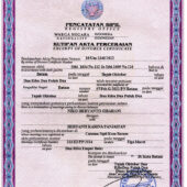 Indonesia Kristen Divorce Certificate Template in Word and PDF Format