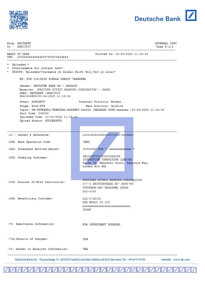 Deutsche bank Statement Template - A Customizable Guide in PDF and Word Format
