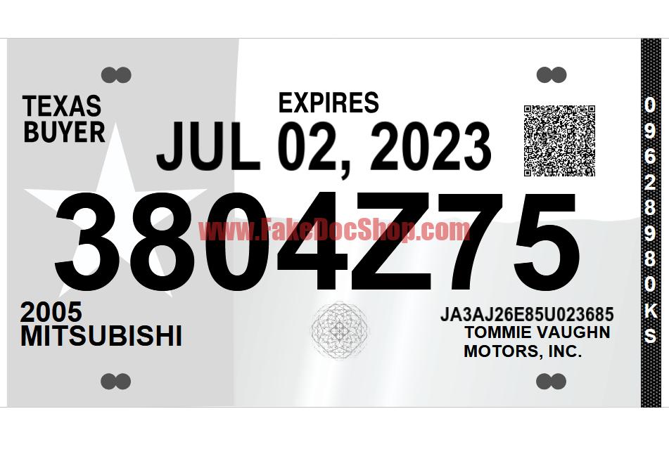 United States Texas Vehicle Registration Renewal Template in Word and PDF Format