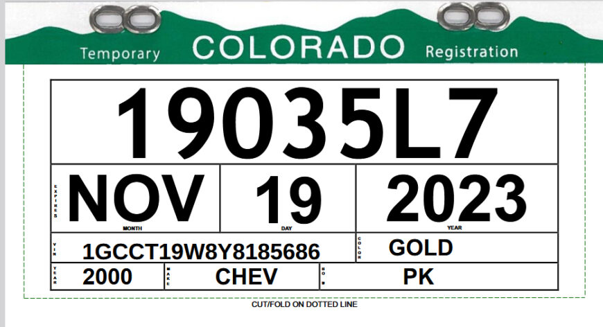 United States Washington State Vehicle Title Certificate Template