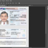 Editable Germany Residence Permit Card PSD Template V2 (Instant Download)
